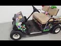 creative color mario kart golf cart vinyl wrap