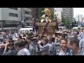 令和６年　台東区＜浅草橋・須賀神社＞例大祭　本社神輿＝宮出（渡御）