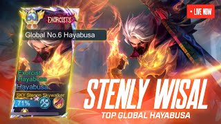 PUSH TOP 1 GLOBAL HAYABUSA ! MOBILE LEGENDS !