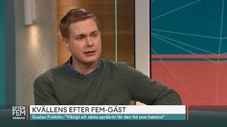 Därför lämnar Fridolin: ”Finns så mycket mer i livet som är viktigt”  - Efter fem (TV4)