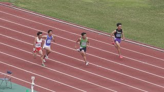 男子100m 3組 千葉県記録会2024