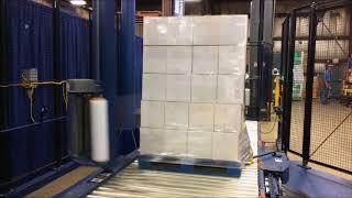 Lantech S-auto stretch wrapper product video