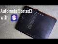 Automating Sorted3 with Shortcuts