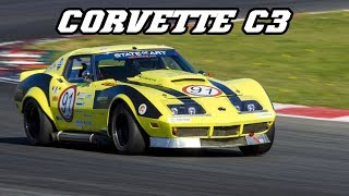 1975 Corvette C3 racing at Zolder 2017