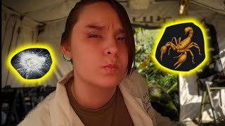 ASMR Realistic medical exam for scorpion sting - or PCP? 🦂 Real doctor adventure.