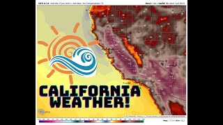 California Heat Wave, Cold Water weather forecast