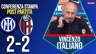 CONFERENZA ITALIANO post INTER-BOLOGNA 2-2 | LE PAROLE DI ITALIANO 15/01/25