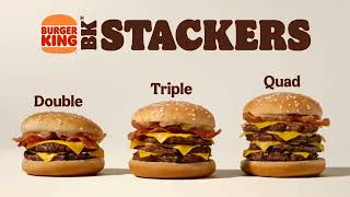 BK® Stackers – Bun, Burger, Cheese but it gets faster