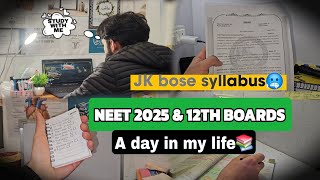 NEET 2025 \u0026 12TH BOARDS📚 // winter ❄️ study vlog 📚🥶 // how i manage boards and neet 📚