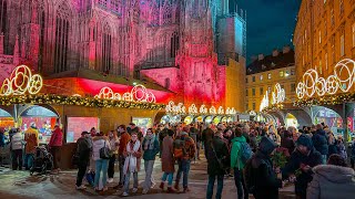 Vienna Walk Christmas Market 🎄 St. Stephen’s Square (Stephansplatz) 2024 | 4K HDR