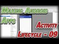 Android Apps - 09 - Activity Lifecycle