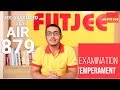 EXAMINATION TEMPERAMENT IS CRUCIAL | Swadesh Rath | Jee Advanced 2017 | FIITJEE MUMBAI