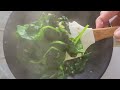 easy sauteed spinach and garlic