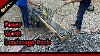 Wash Landscape Rock - How to Clean Your Landscape Rock - Pressure Wash Landscape Rock