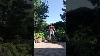 Trampoline Workout - Stayin Alive by the Bee Gees