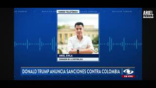 Para Noticas Caracol sobre la crisis diplomática con Estados unidos.