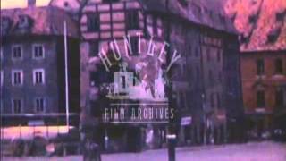 Cheb in Czechoslovakia 1947.  Archive film 92620