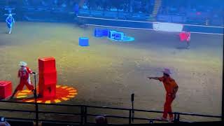 UBF MIDNIGHT BULLFIGHTS 24” 🥊 RAGING BULL JENGA #ubf #bull #video #viral