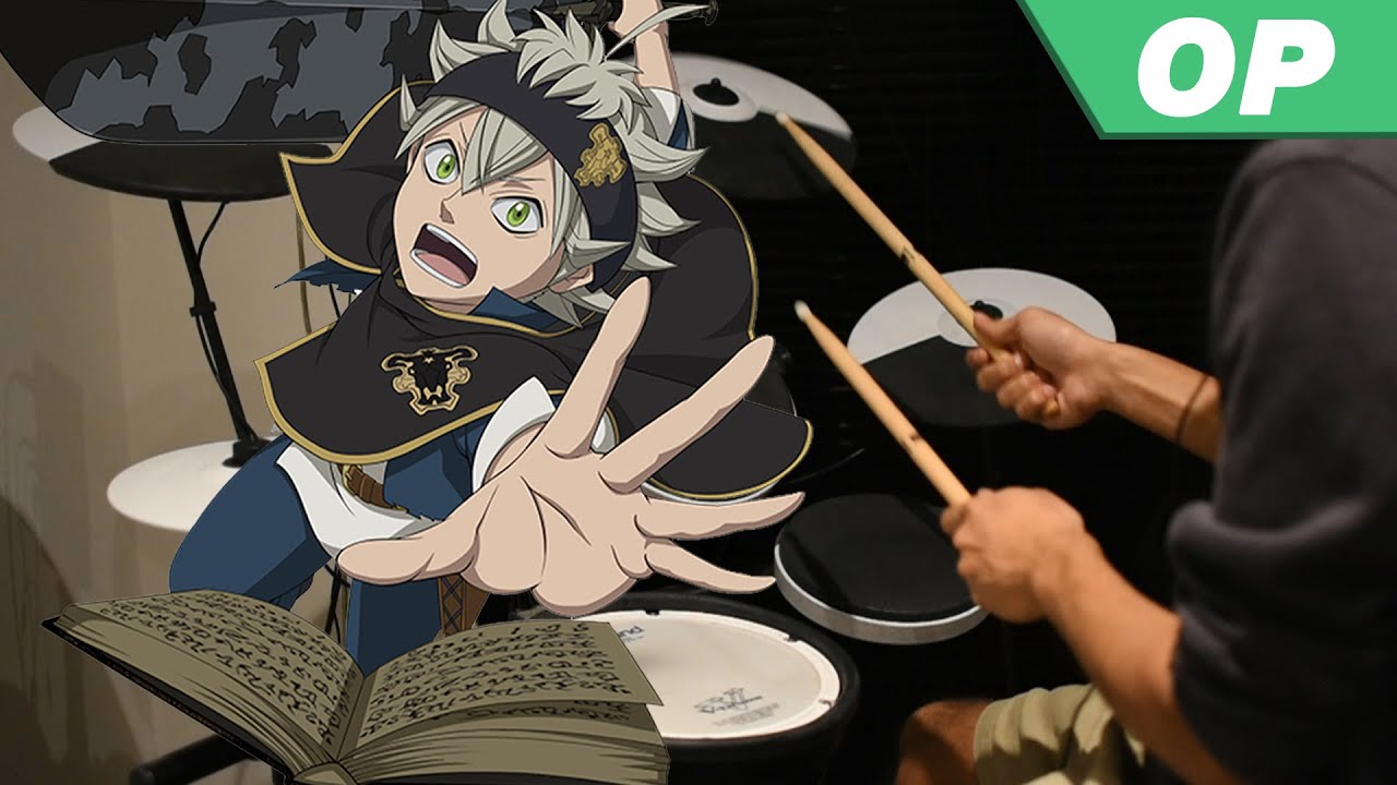 Black Clover Op 3 Black Rover By Vickeblanka Drum Cover Chords