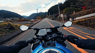 Japan 4K Motorcycle Ride Countryside POV tour (41mins) GsxR150