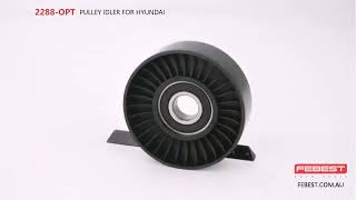 2288-OPT PULLEY IDLER FOR HYUNDAI