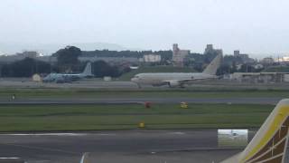 KC-767 航空自衛隊空中給油機　着陸　駐機