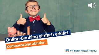 Online-Banking einfach erklärt - elektronische Kontoauszüge abrufen