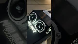 B2 subs. Scaled down for the RC world.  Ford f450 Custom build by Mini Beatz Scale Audio.