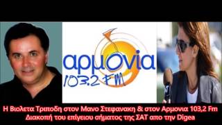 Bιολετα Τριποδη: Διακοπή του επίγειου σήματος της ΣΑΤ απο την Digea