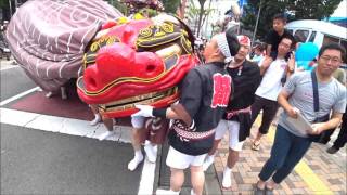 戸倉上山田温泉夏祭り2017　勇獅子出立