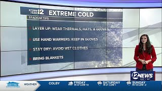 Headed to KC on Saturday? Pack those layers