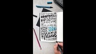 Lettering by Stefan Kunz made with Pencil 160 and STABILO pointMax