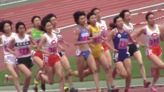 工藤杏華  卜部蘭/ 2017関東インカレ陸上 女子1500m決勝 + 表彰式