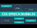 Speech bubble using CSS and HTML | Shapes using CSS tutorial