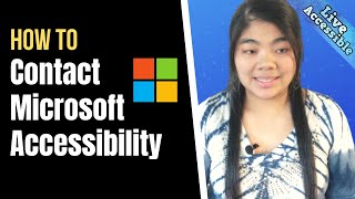 How to Contact Microsoft Disability Answer Desk | Accessibility Help for Windows & Microsoft Apps