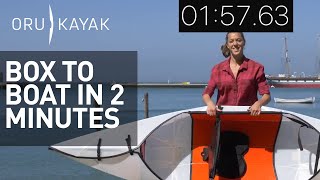 How to Assemble the Inlet Folding Kayak from Oru in Only Two Minutes