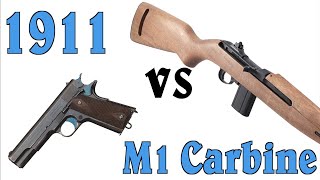 1911 vs M1 Carbine in a Practical Match