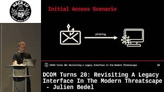 DCOM Turns 20: Revisiting A Legacy Interface In The Modern Threatscape - Julien Bedel