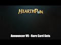 hearthstone announcer rare card get multilingual