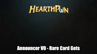 Hearthstone Announcer: Rare Card Get (Multilingual)