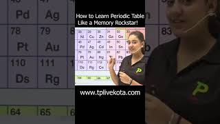 Learn Periodic Table In Funny Way  #periodictable #periodictabletricks #tplivemath #jeemain2023