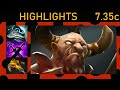 ⭐ Centaur Warrunner 30+ K/A! Offlane Highlights 7.35c - Dota 2 High MMR