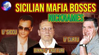 Sicilian Mafia Bosses Nicknames - Nicknames of the Sicilian Mafia Bosses HD 2021