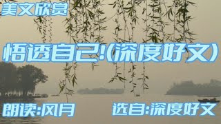 散文朗读《悟透自己》深度好文，选自深度好文