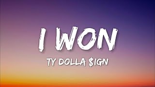 Ty Dolla $ign x Jack Harlow x 24kGoldn - I Won (Lyrics)