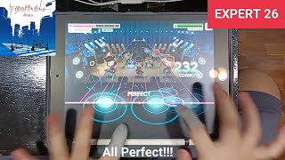 [バンドリ/ガルパ]　午夜の待ち合わせ (Goya no Machiawase) - [Expert 26]「手元動画/All Perfect」