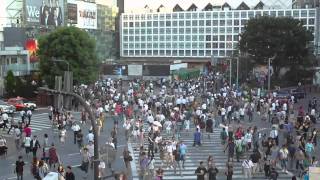 渋谷駅前スクランブル交差点③ 2010/09/01