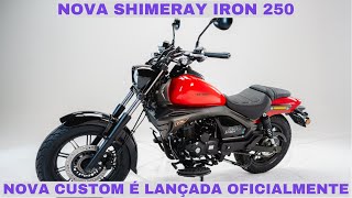 Shineray Lança a Nova Custom Iron 250: Design e Tecnologia