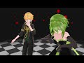 mmd ah it s a wonderful cat life len u0026 gumi