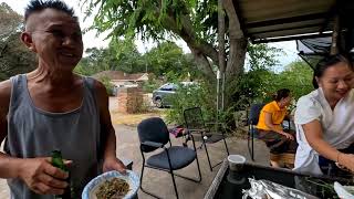 ชุมชนสตรีลาวในเท็กซัสLao lady community in Texas round up with coffee and rice noodle